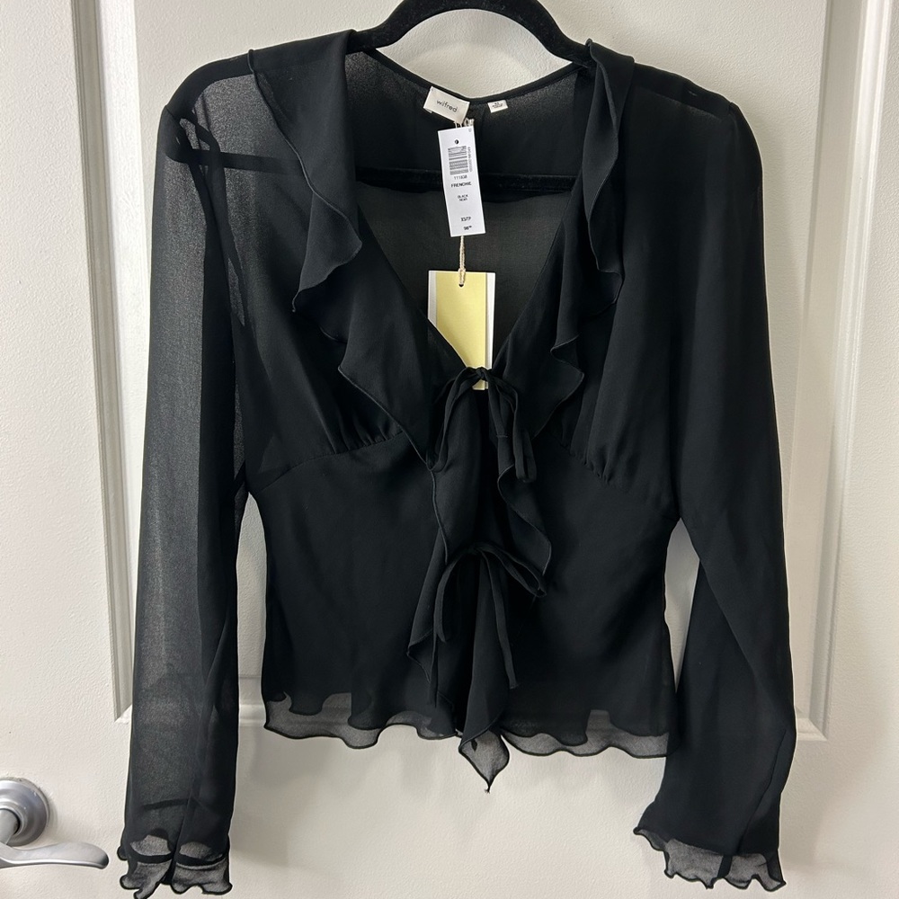 Aritzia Wilfred Frenchy Blouse | Size XS